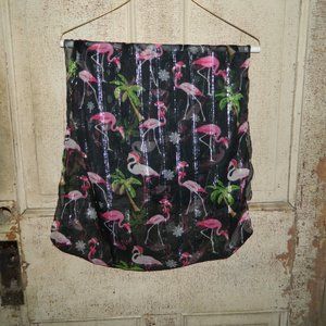 Collection 18 Pink Flamingo Infinity Scarf NWT